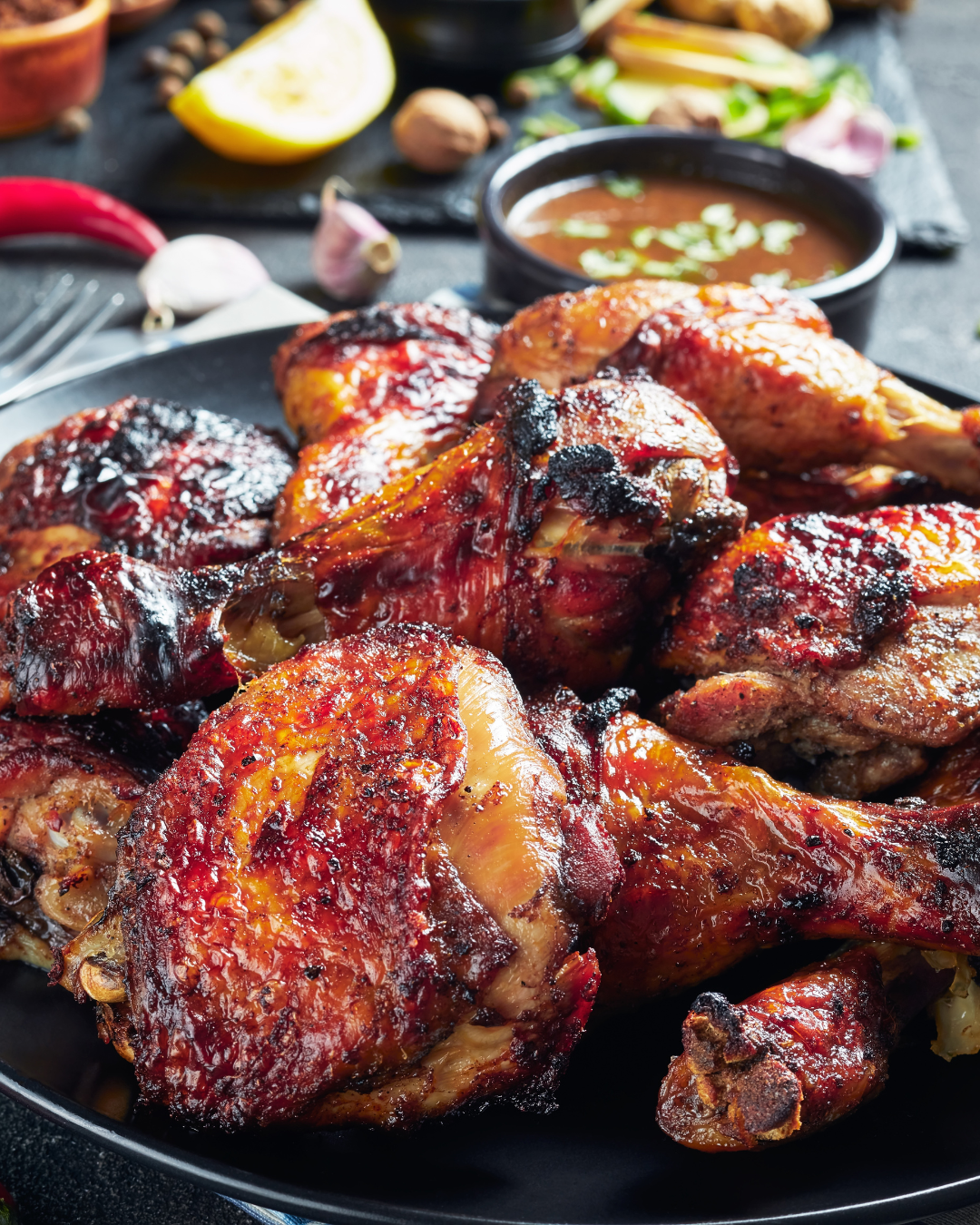 Jerked Chicken in the Oven.